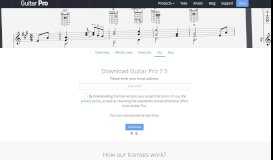 
							         Download Guitar Pro 7.5 | Tablature Editor Software | Free Trial								  
							    
