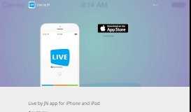 
							         Download Live by JN app for iPhone and iPad								  
							    