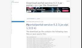 
							         Download portal-service-5.2.3.jar : portal « p « Jar File Download								  
							    