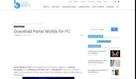 
							         Download Portal Worlds for PC - TechBeasts								  
							    