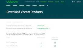 
							         Download products for VMware and Hyper-V – Veeam Software								  
							    