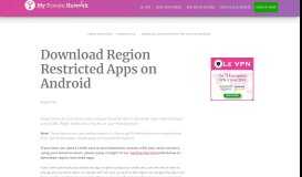 
							         Download Region Restricted Apps on Android | My Private ...								  
							    
