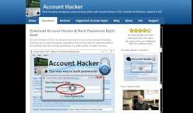 
							         Download The #1 Password Hack! - Account Hacker								  
							    
