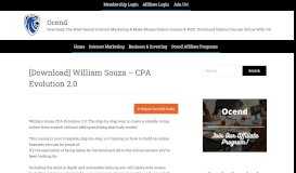 
							         [Download] William Souza - CPA Evolution 2.0 - Ocend								  
							    