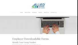 
							         Downloadable Forms - Allied National								  
							    