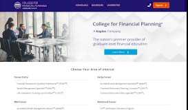 
							         Downloads - College for Financial Planning								  
							    