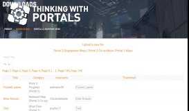 
							         Downloads - Sample BMZ | ThinkingWithPortals.com | Portal 2 ...								  
							    