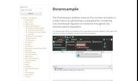 
							         DownSample | FlowJo v10 Documentation -								  
							    