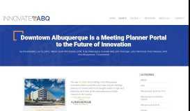 
							         Downtown Albuquerque Is a Meeting Planner Portal to the Future of ...								  
							    
