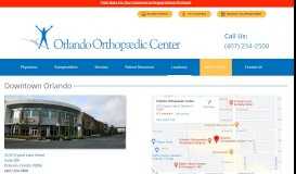 
							         Downtown Orlando Campus | Orlando Orthopaedic Center								  
							    