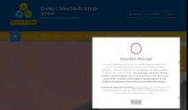 
							         Dozier-Libbey Medical High School / Homepage								  
							    