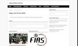 
							         DPR Recruitment 2019/2020 Form is Right Here ... - Recruitment Portal								  
							    