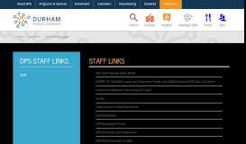 
							         DPS Links / Staff - Durham Public Schools								  
							    