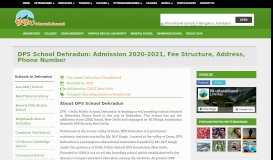 
							         DPS School in Dehradun, Uttarakhand - Course offer, Fee, Exam ...								  
							    