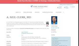 
							         Dr. A. Neil Clerk, MD - New Hampshire - Core Physicians								  
							    