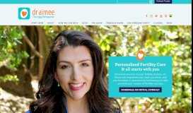 
							         Dr. Aimee Eyvazzadeh : Fertility Specialist in Bay Area, California								  
							    