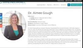 
							         Dr. Aimee Gough | Wyoming Surgical Associates								  
							    