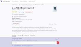 
							         Dr. Akhil Sharma, MB - Reviews - Victorville, CA - Healthgrades								  
							    
