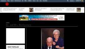 
							         Dr. and Mrs. Montgomery - Lifestyle - Lubbock Avalanche-Journal ...								  
							    