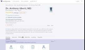 
							         Dr. Anthony Uberti, MD - Reviews - New Wilmington, PA - Healthgrades								  
							    