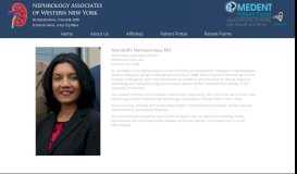 
							         Dr. Arundathi Namassivaya – Nephrology Associates of WNY								  
							    