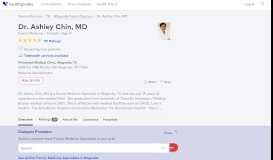 
							         Dr. Ashley Chin, MD - Reviews - Magnolia, TX - Healthgrades								  
							    