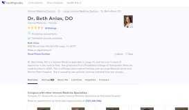 
							         Dr. Beth Anlas, DO - Reviews - Seminole, FL - Healthgrades								  
							    