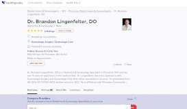 
							         Dr. Brandon Lingenfelter, DO - Reviews - Princeton, WV - Healthgrades								  
							    