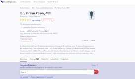 
							         Dr. Brian Cain, MD - Reviews - Concord, NC - Healthgrades								  
							    