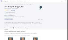 
							         Dr. Bridget Briggs, MD - Reviews - Murrieta, CA - Healthgrades								  
							    