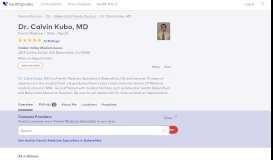 
							         Dr. Calvin Kubo, MD - Book an Appointment - Bakersfield, CA								  
							    