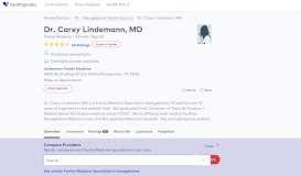 
							         Dr. Carey Lindemann, MD - Reviews - Nacogdoches, TX - Healthgrades								  
							    