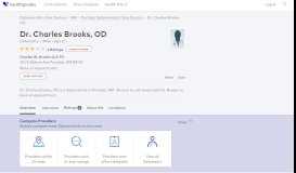
							         Dr. Charles Brooks, OD - Reviews - Portales, NM - Healthgrades								  
							    