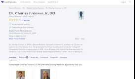 
							         Dr. Charles Franson Jr, DO - Reviews - Starke, FL - Healthgrades								  
							    