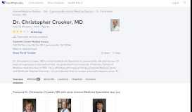 
							         Dr. Christopher Crooker, MD - Reviews - Lawrenceville, GA								  
							    