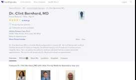 
							         Dr. Clint Bernhard, MD - Reviews - Livonia, MI - Healthgrades								  
							    