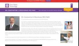 
							         Dr. Constantine G. Moschonas, MD, FAAN - Four Peaks Neurology								  
							    