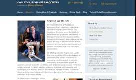 
							         Dr. Crystin Webb – Colleyville TX | Colleyville Vision Associates								  
							    