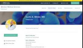 
							         Dr. Curtis A. Winter - Winchester, Virginia OB/GYN | Privia								  
							    