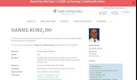 
							         Dr. Daniel Kunz, DO - New Hampshire - Core Physicians								  
							    