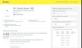 
							         Dr. David Auer, MD, Houston, TX (77082) Family Physician Reviews								  
							    