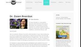 
							         Dr. Dawn Reardon – Bear Root Apothecary								  
							    