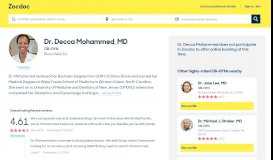 
							         Dr. Decca Mohammed, MD | Premier OB/GYN LLC, Bloomfield, NJ ...								  
							    