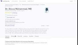 
							         Dr. Decca Mohammed, MD - Reviews - Belleville, NJ - Healthgrades								  
							    