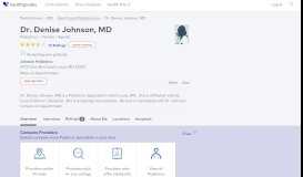 
							         Dr. Denise Johnson, MD - Reviews - Saint Louis, MO - Healthgrades								  
							    