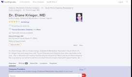 
							         Dr. Diane Krieger, MD - Reviews - South Miami, FL - Healthgrades								  
							    