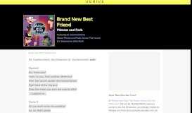 
							         Dr. Doofenshmirtz – Brand New Best Friend Lyrics | Genius Lyrics								  
							    