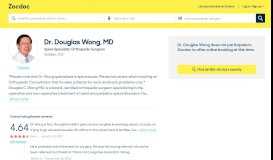 
							         Dr. Douglas Wong, MD | Panorama Orthopedics and Spine Center ...								  
							    