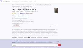 
							         Dr. Dwain Woode, MD - Reviews - Huntsville, AL - Healthgrades								  
							    