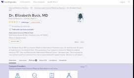 
							         Dr. Elizabeth Buck, MD - Reviews - Saranac Lake, NY - Healthgrades								  
							    